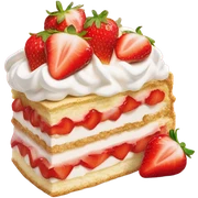 strawberry shortcake sticker