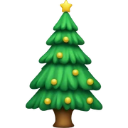 Christmas tree  sticker