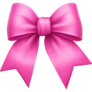 pink bow sticker