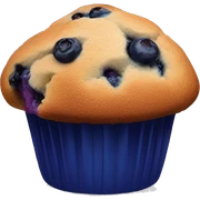 Blueberry muffin sticker