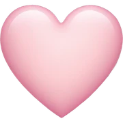 Light pink heart sticker