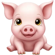 baby pig sticker
