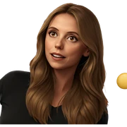 realistic portrait of a girl sticker