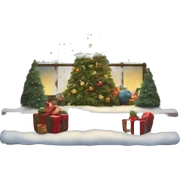 Christmas window sticker