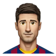 Robert Lewandoski FC Barcelona sticker