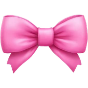 bow pink  sticker