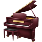 Piano burgundy sticker