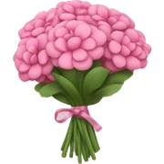 pink bouquet sticker