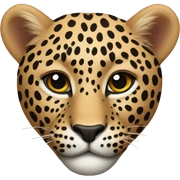 Leopard heart  sticker