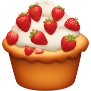 strawberry muffin sticker