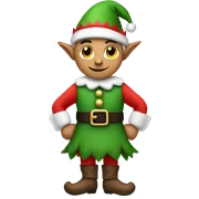 chirstmas elf sticker