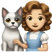 Dorothy and Toto sticker