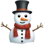 snowman sticker