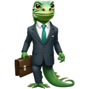 capitalist-iguana sticker