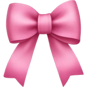 Pink bow sticker