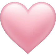 Light pink heart sticker