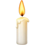 christmas candle sticker