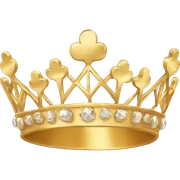 Gold Tiara sticker