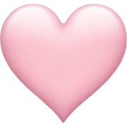 Light pink heart  sticker