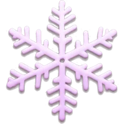 pastel pink snowflake  sticker