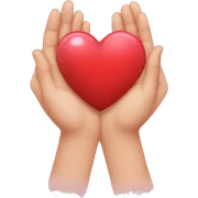 heart hands  sticker