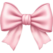 vintage rococo light pink bow sticker