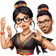 Traditional Dancer sticker