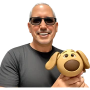 holding toy in black shirt sticker