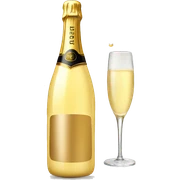 champagne sticker