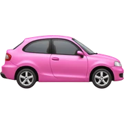 Pink car sticker