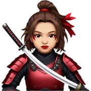 Fierce Samurai sticker