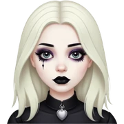 goth girl sticker