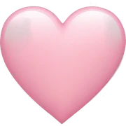 Light pink heart sticker