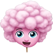 Cotton candy sticker