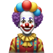 Clown cool sticker