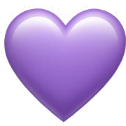 Light Purple Heart  sticker
