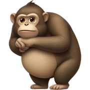 fat monkey sticker