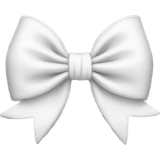 white bow sticker