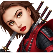 Fierce Samurai sticker