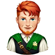 Wearing a Green Kilt sticker