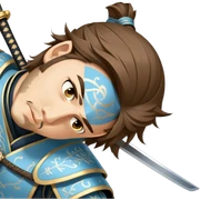 Elegant Samurai sticker