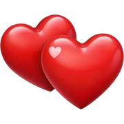 red heart sticker