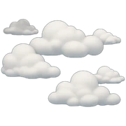 clouds sticker