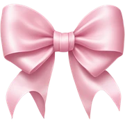 pink cute ribbon sticker