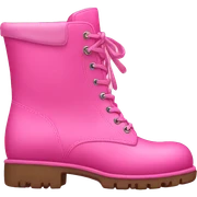 pink boots sticker