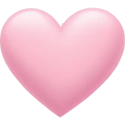 light pink heart  sticker
