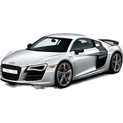 audi r8 sticker