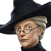 wise old woman in hat sticker