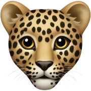 Heart leopard color sticker