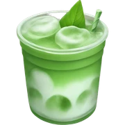 Iced matcha sticker